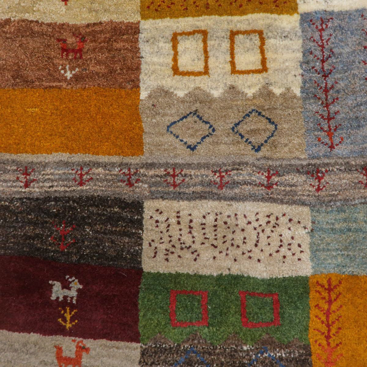 ギャッベ(ラティーフ) 150×63cm(BR-11663)