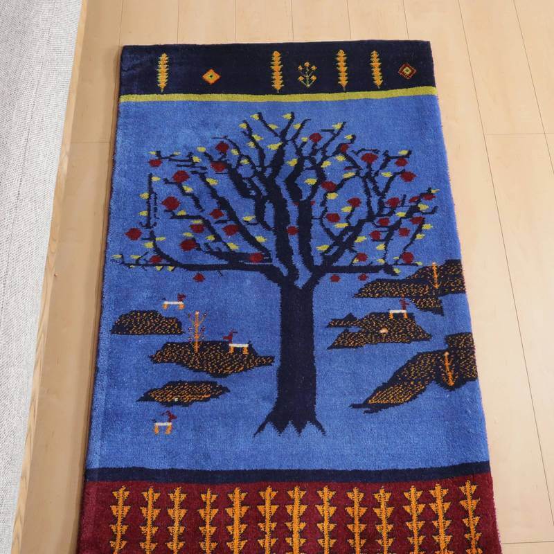 ギャッベ/カシュクリ、細かな上質ランク 127×79cm(BS-10647)