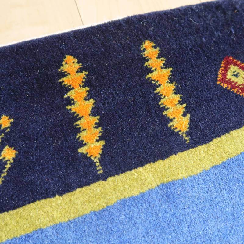 ギャッベ/カシュクリ、細かな上質ランク 127×79cm(BS-10647)