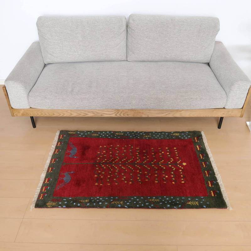 ギャッベ/カシュクリ、細かな上質ランク 120×76cm(BS-10694)
