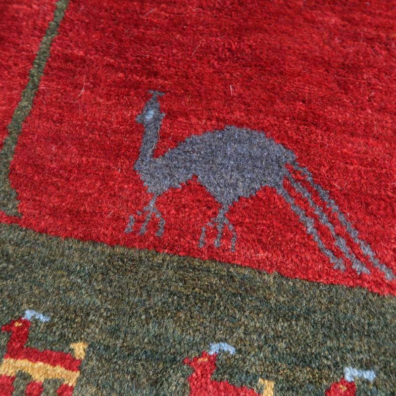 ギャッベ/カシュクリ、細かな上質ランク 120×76cm(BS-10694)