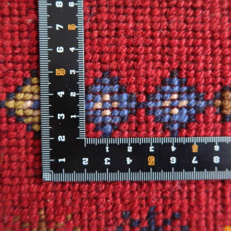 上質ギャッベ/リーズバフ 124×82cm(BS-10697)