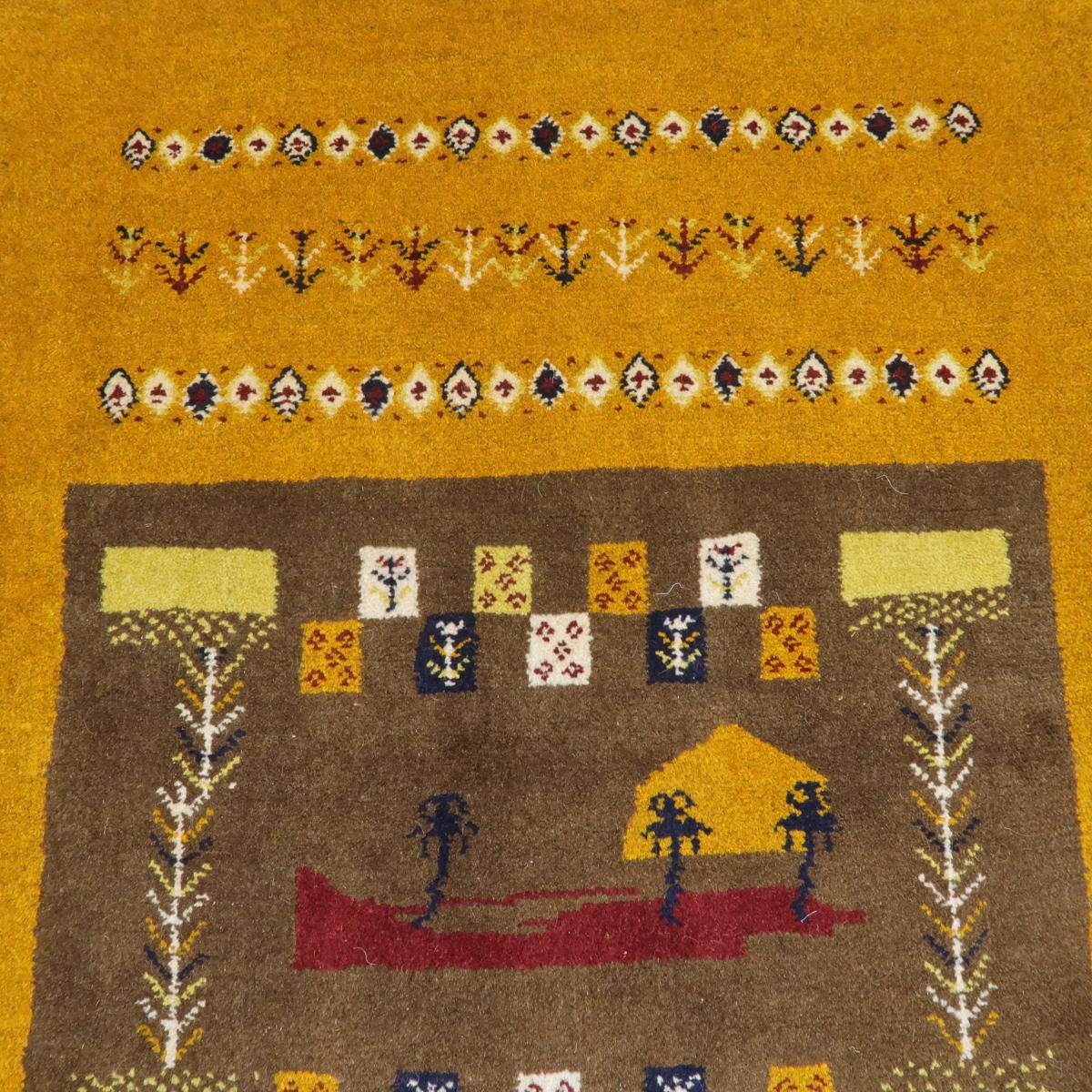 ギャッベ(ラティーフ) 121×81cm(BS-11392)