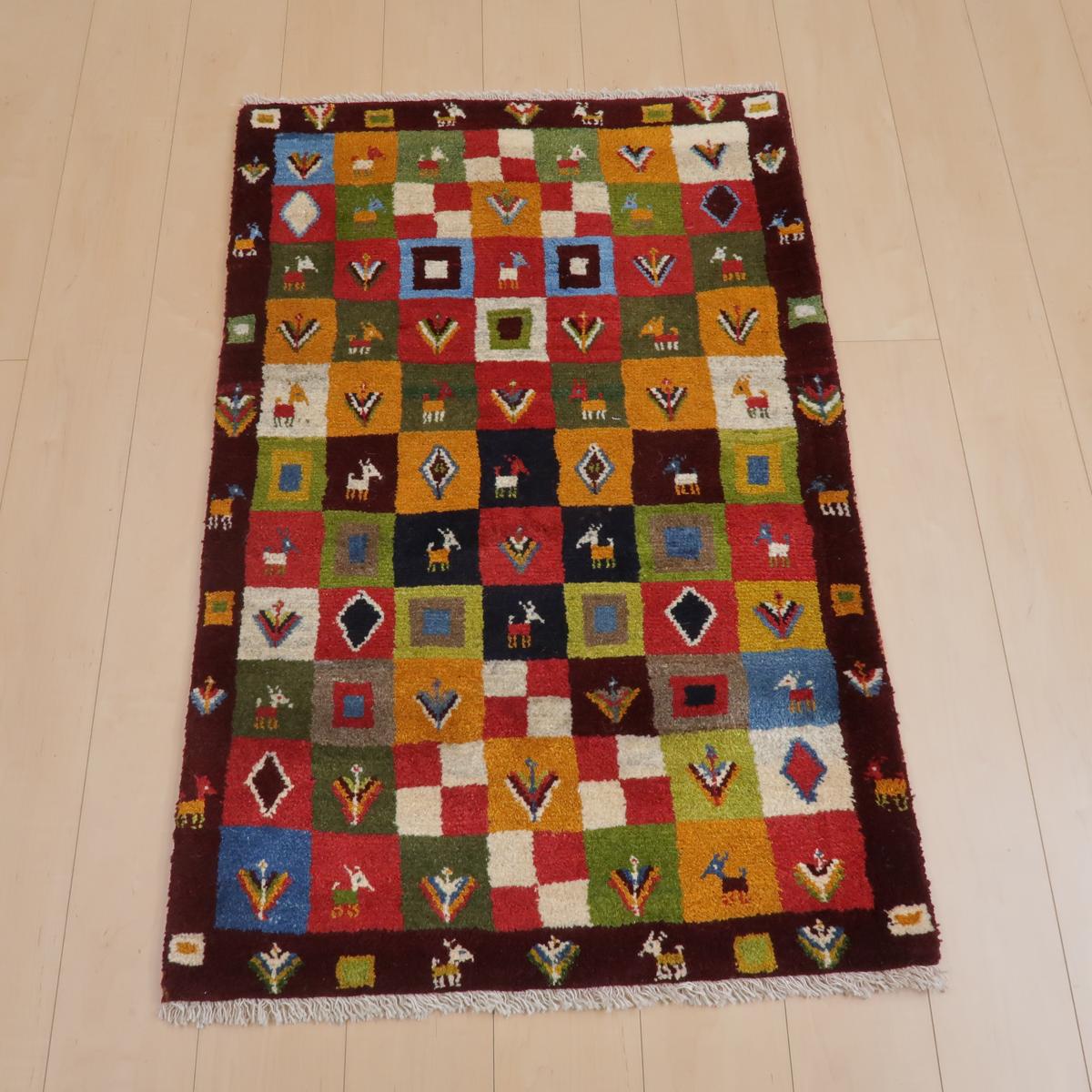 ギャッベ(ラティーフ) 123×81cm(BS-11409)