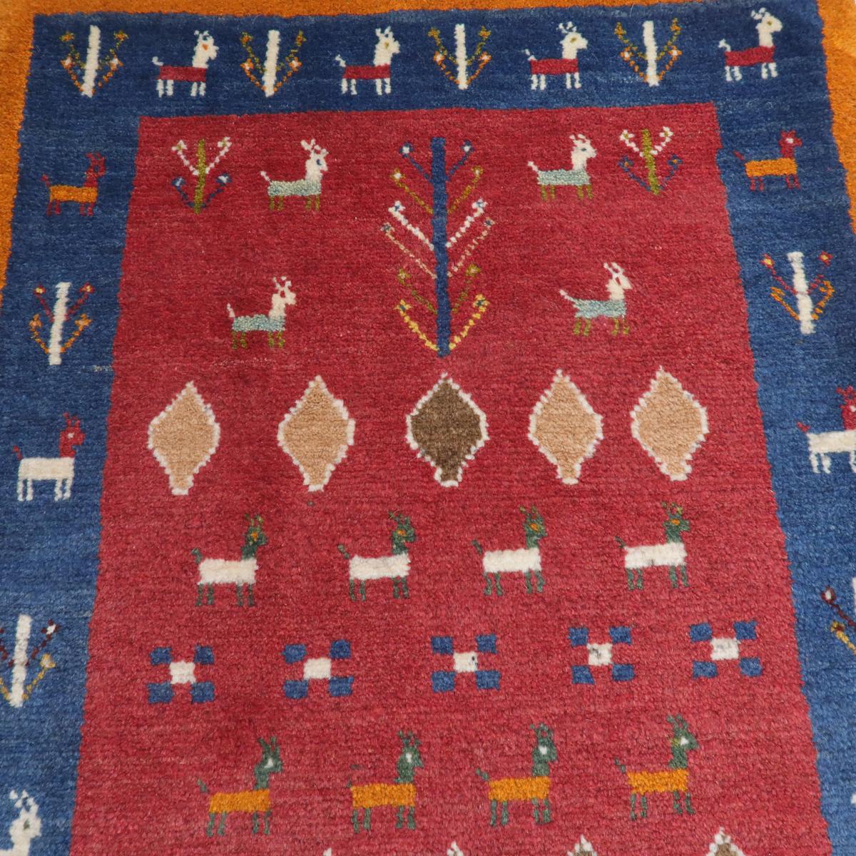 ギャッベ(ラティーフ) 124×82cm(BS-11456)