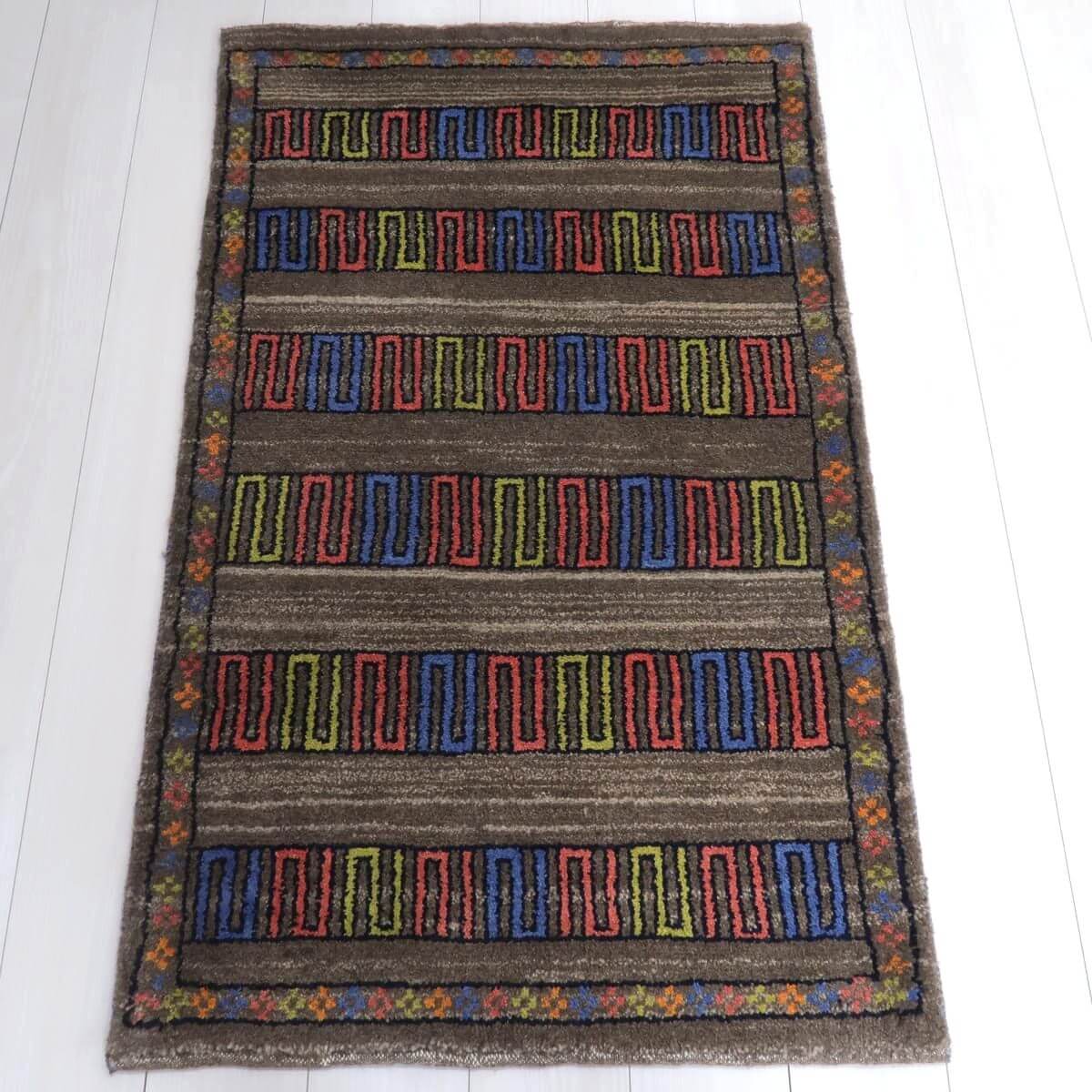 ギャッベ(カシュクリ) 132×82cm(BS-11478)
