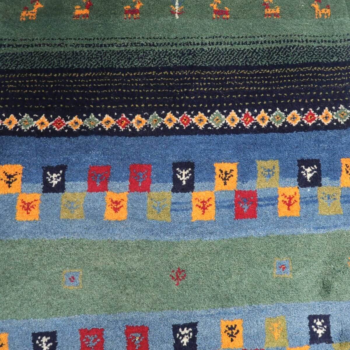 ギャッベ(ラティーフ) 124×83cm(BS-11484)