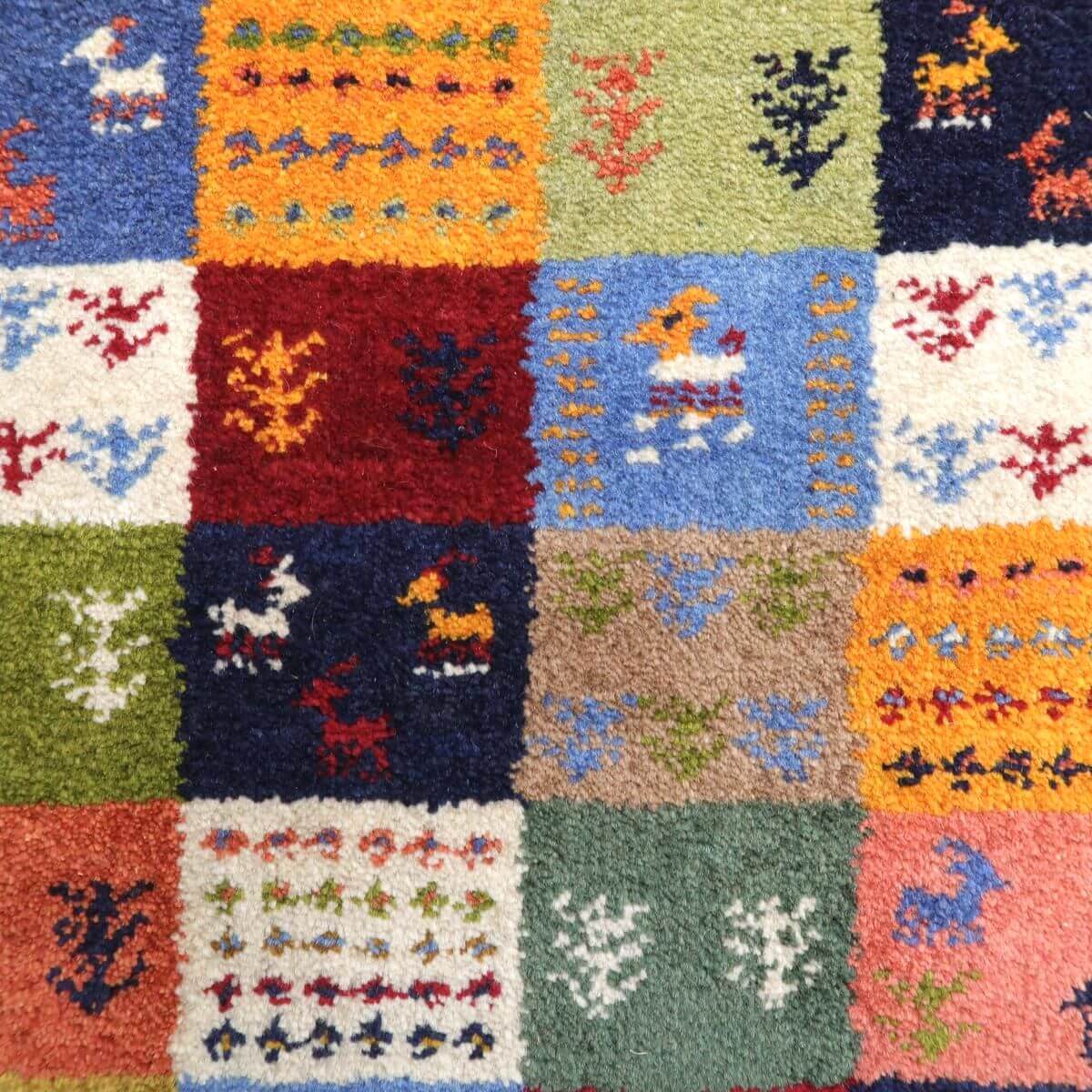 ギャッベ(カシュクリ) 132×88cm(BS-11485)
