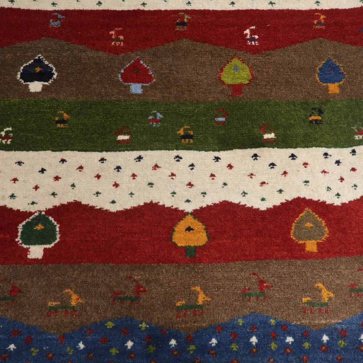 ギャッベ(ラティーフ) 122×83cm(BS-11488)