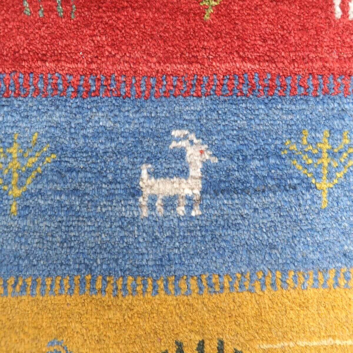 ギャッベ(カシュクリ) 125×78cm(BS-11492)