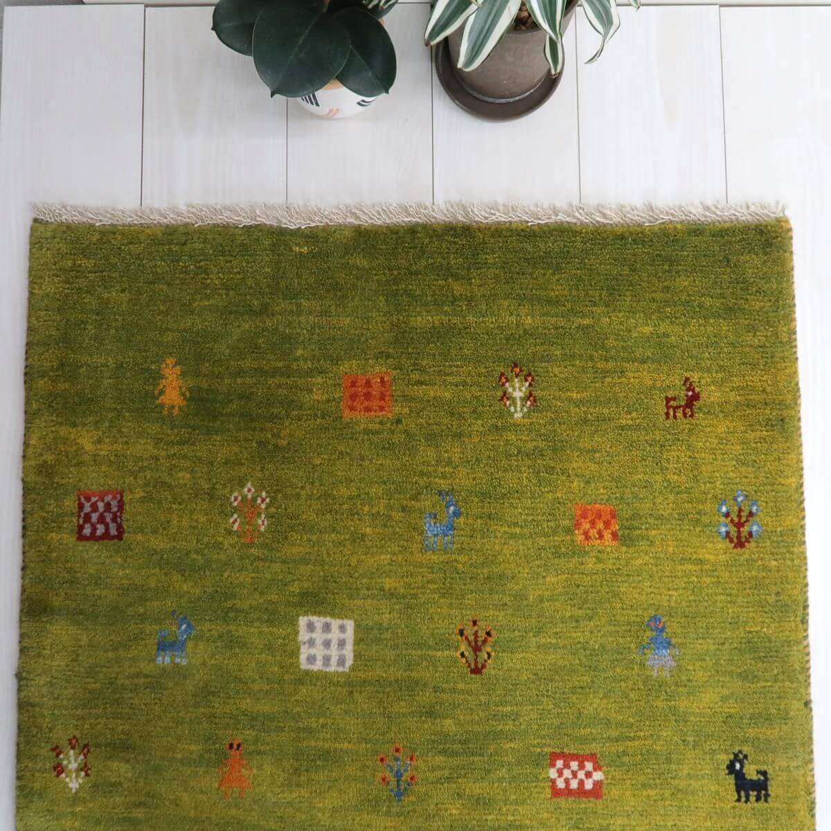ギャッベ(ラティーフ) 101×78cm(BS-11507)