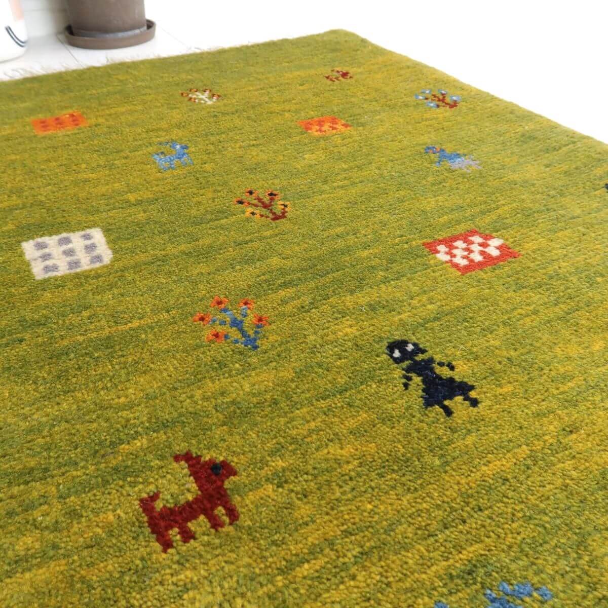 ギャッベ(ラティーフ) 101×78cm(BS-11507)