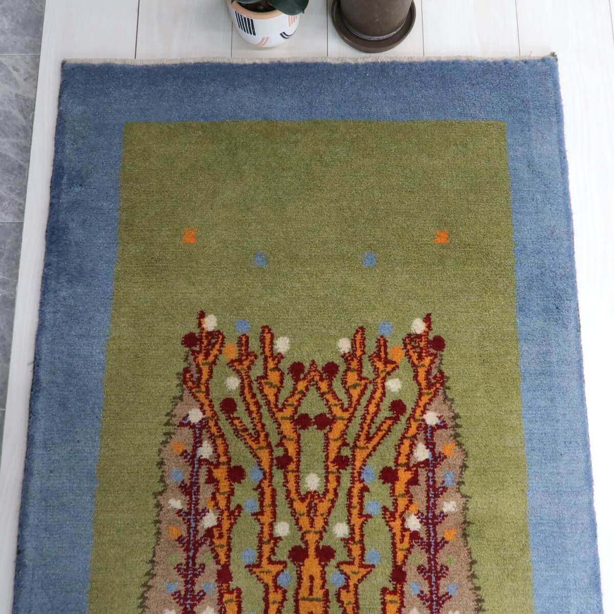 ギャッベ(カシュクリ) 124×79cm(BS-11517)