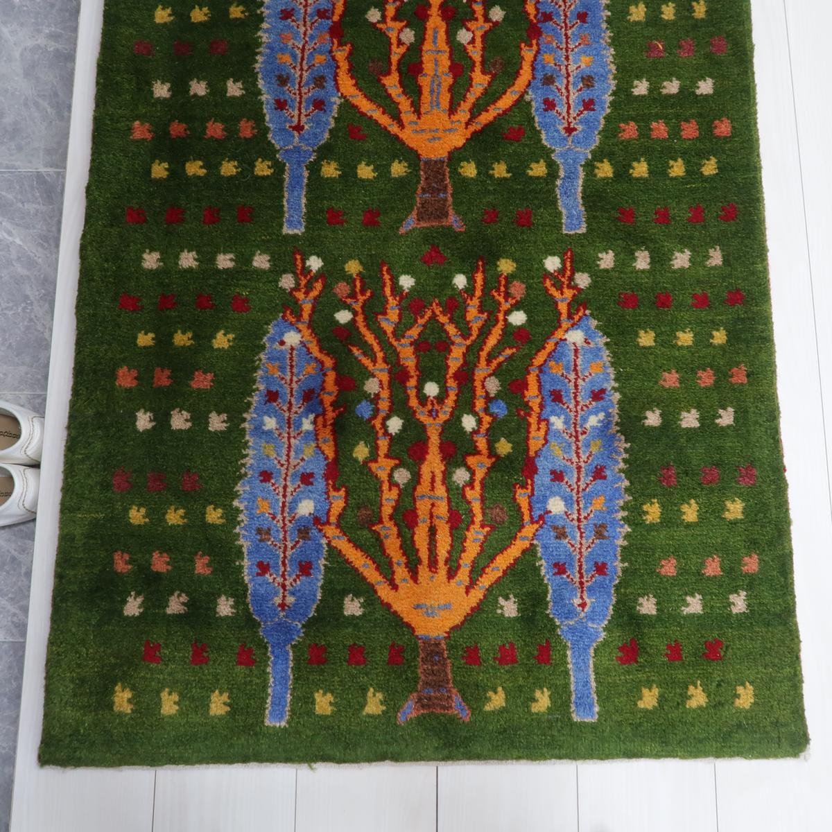 ギャッベ(ラティーフ) 124×83cm(BS-11526)