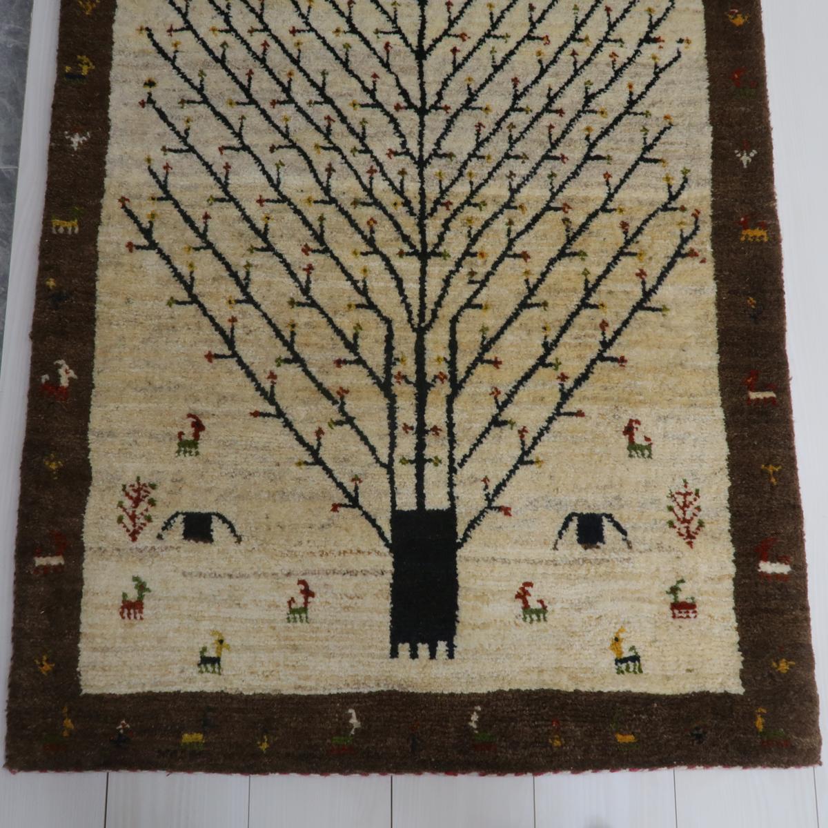 ギャッベ(ラティーフ) 125×89cm(BS-11533)