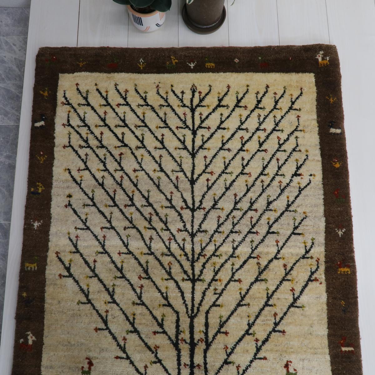 ギャッベ(ラティーフ) 125×89cm(BS-11533)