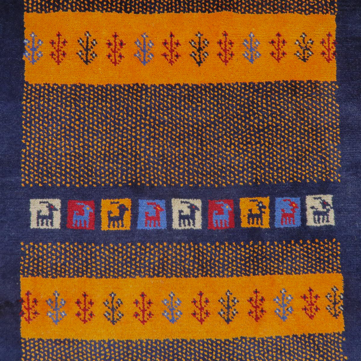 ギャッベ(ラティーフ) 120×82cm(BS-11654)