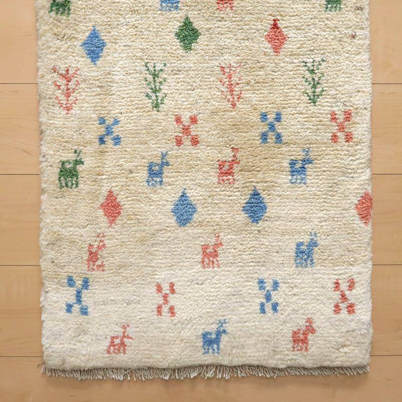 ギャッベ 83×57cm(BSS-10126)