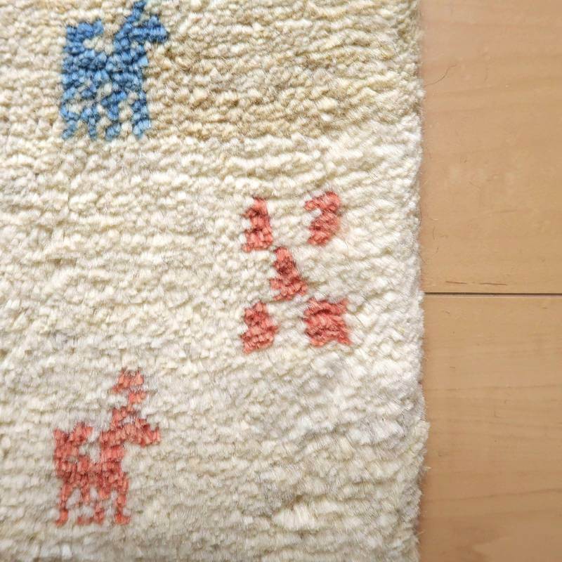 ギャッベ 83×57cm(BSS-10126)