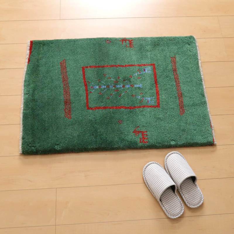 ギャッベ/カシュクリ、細かな上質ランク 92×62cm(BSS-10664)