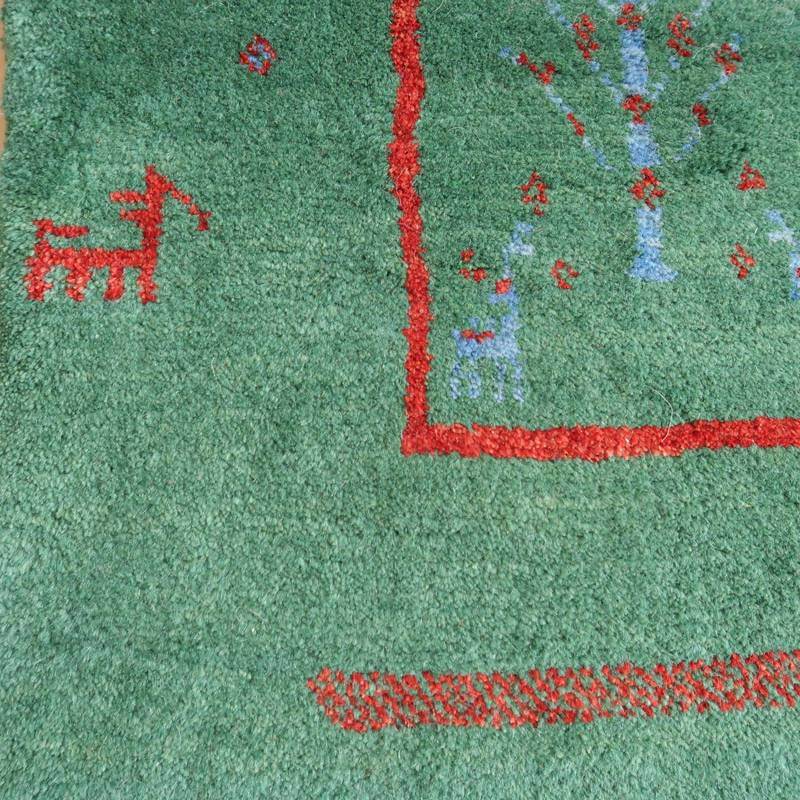 ギャッベ/カシュクリ、細かな上質ランク 92×62cm(BSS-10664)