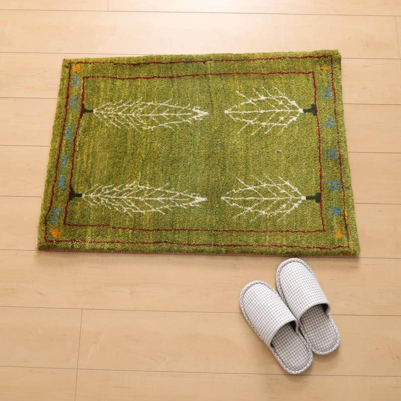 ギャッベ/カシュクリ、細かな上質ランク 88×62cm(BSS-10666)
