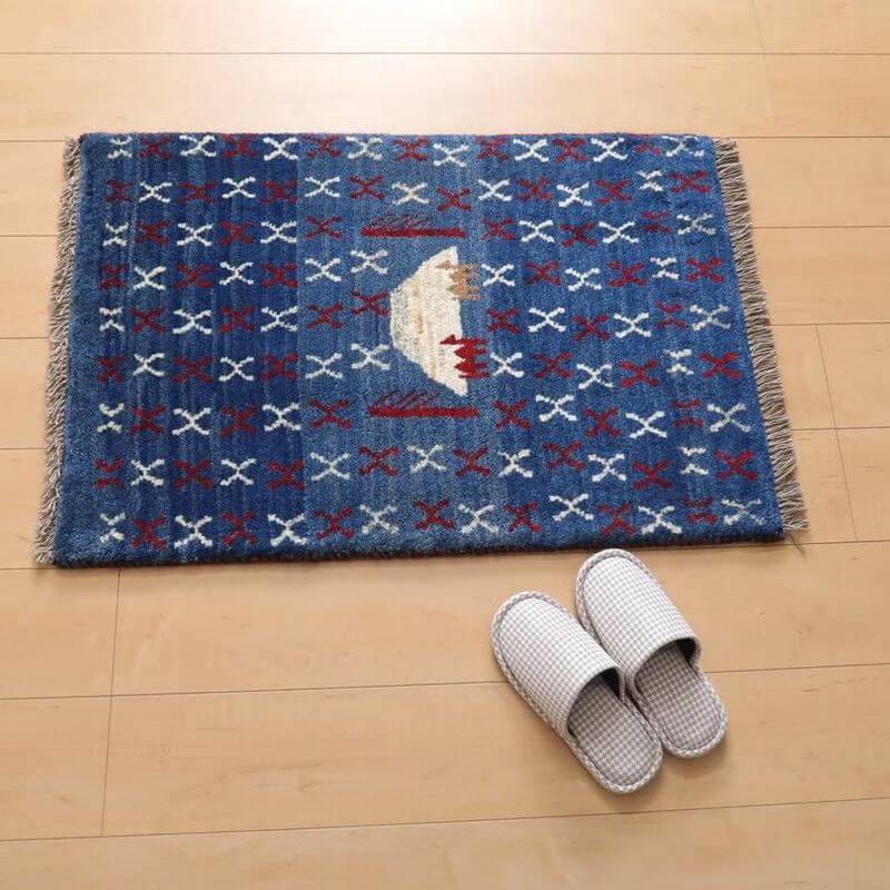 上質ギャッベ/アマレ 90×61cm(BSS-10727)