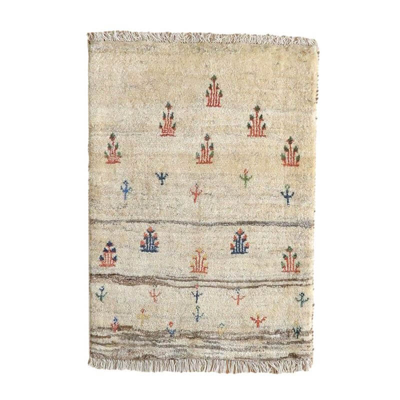 ギャッベ/カシュクリ、細かな上質ランク 84×61cm(BSS-10747)