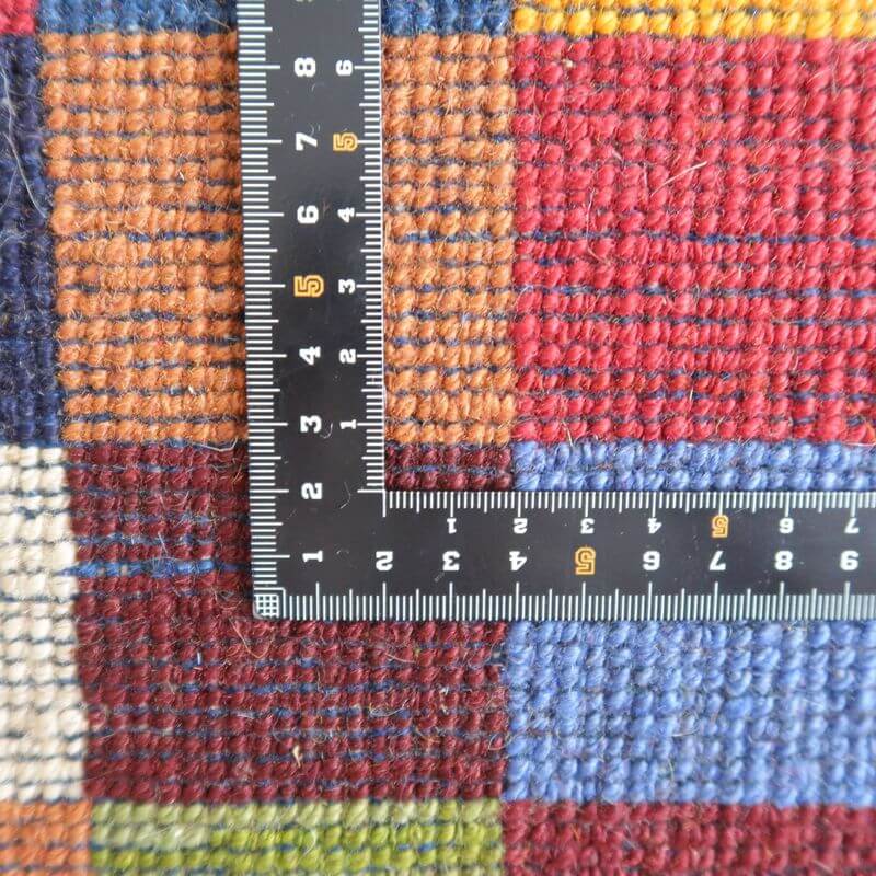 ギャッベ/カシュクリ、細かな上質ランク 89×60cm(BSS-10786)