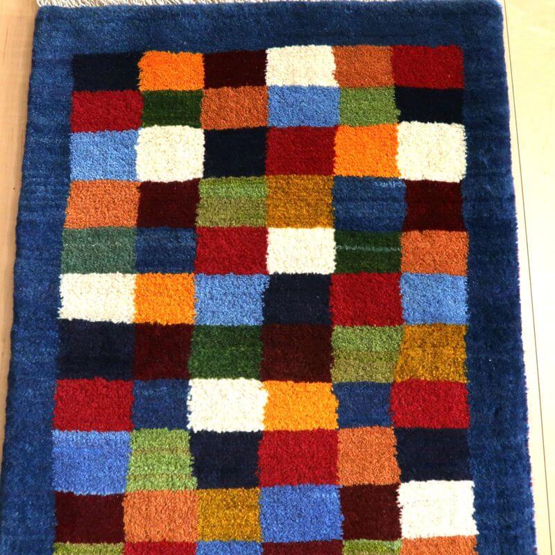 ギャッベ/カシュクリ、細かな上質ランク 89×60cm(BSS-10786)