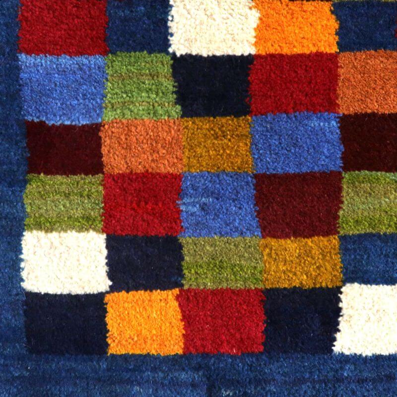 ギャッベ/カシュクリ、細かな上質ランク 89×60cm(BSS-10786)