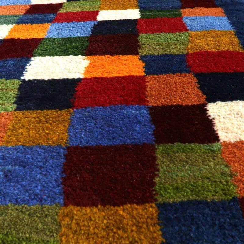 ギャッベ/カシュクリ、細かな上質ランク 89×60cm(BSS-10786)