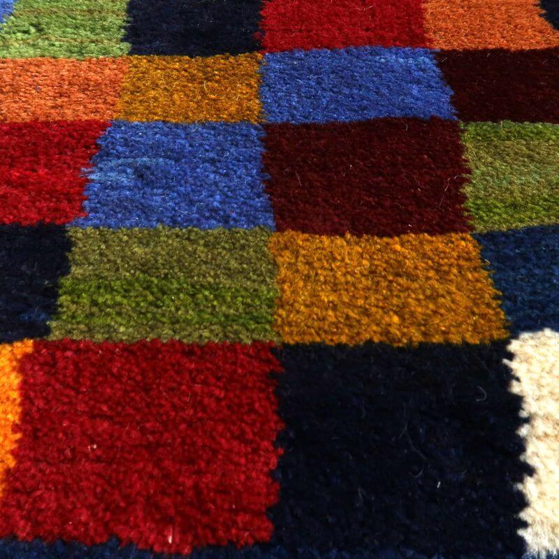 ギャッベ/カシュクリ、細かな上質ランク 89×60cm(BSS-10786)