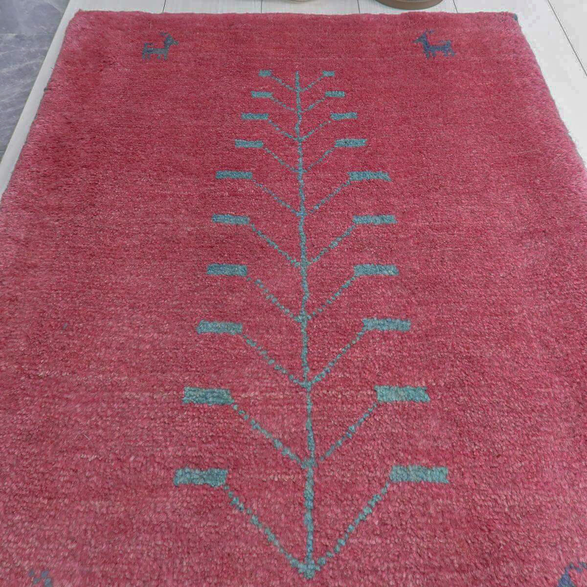 ギャッベ(ラティーフ) 90×66cm(BSS-11578)