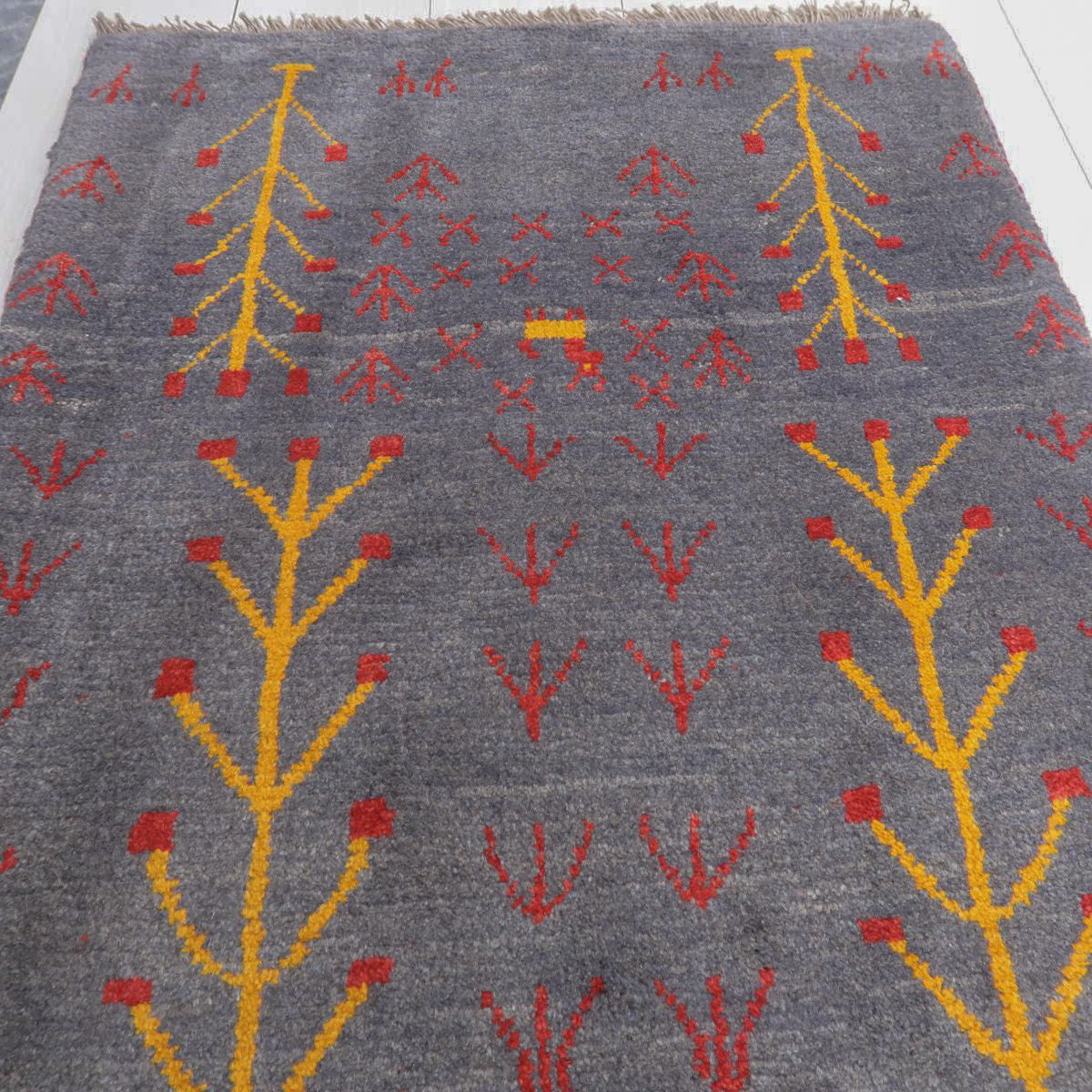 ギャッベ(ラティーフ) 87×65cm(BSS-11608)