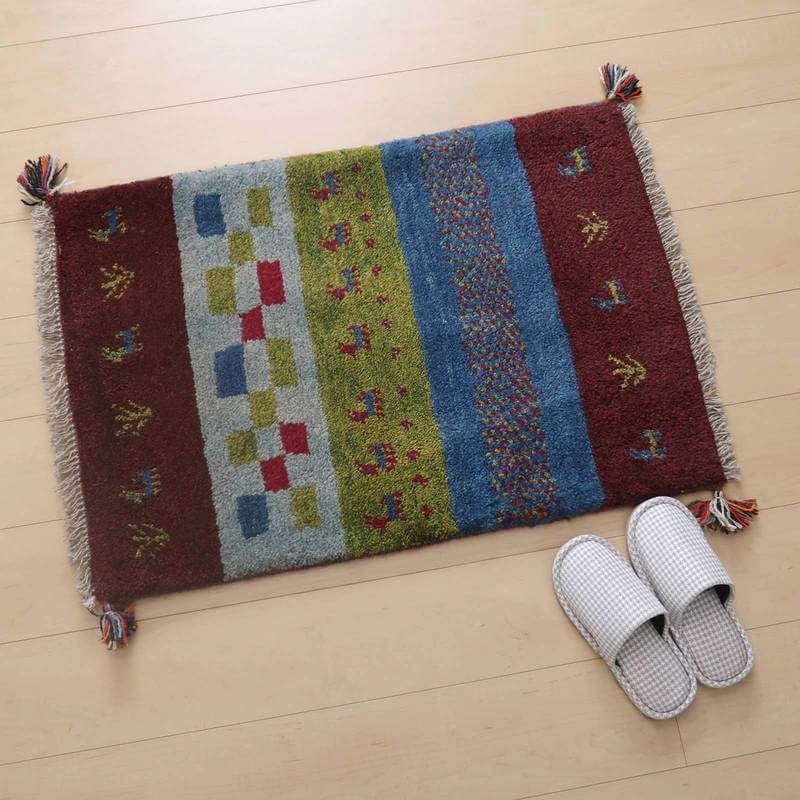 ギャッベ 87×60cm(BSS-62974)