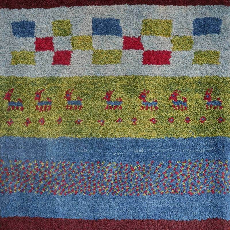 ギャッベ 87×60cm(BSS-62974)