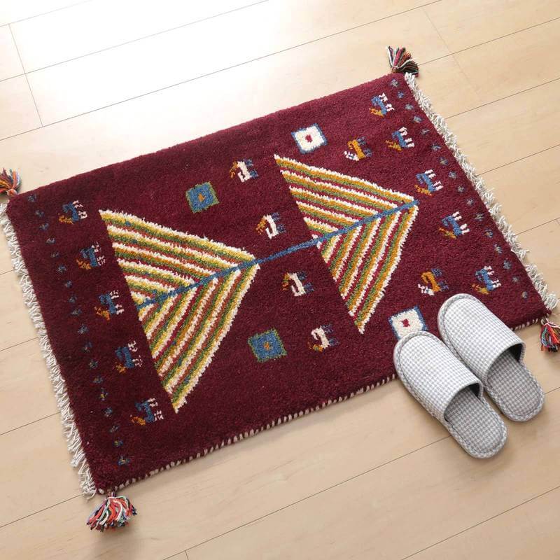 ギャッベ 89×63cm(BSS-64926)