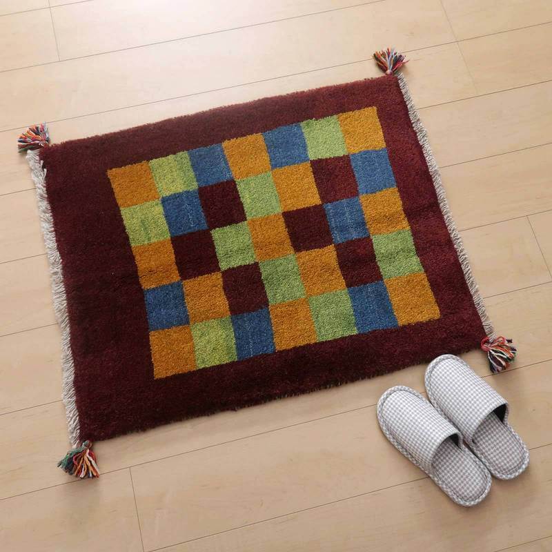 ギャッベ 81×65cm(BSS-66627)