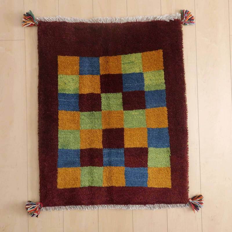 ギャッベ 81×65cm(BSS-66627)