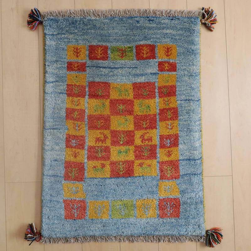ギャッベ 88×65cm(BSS-58841)