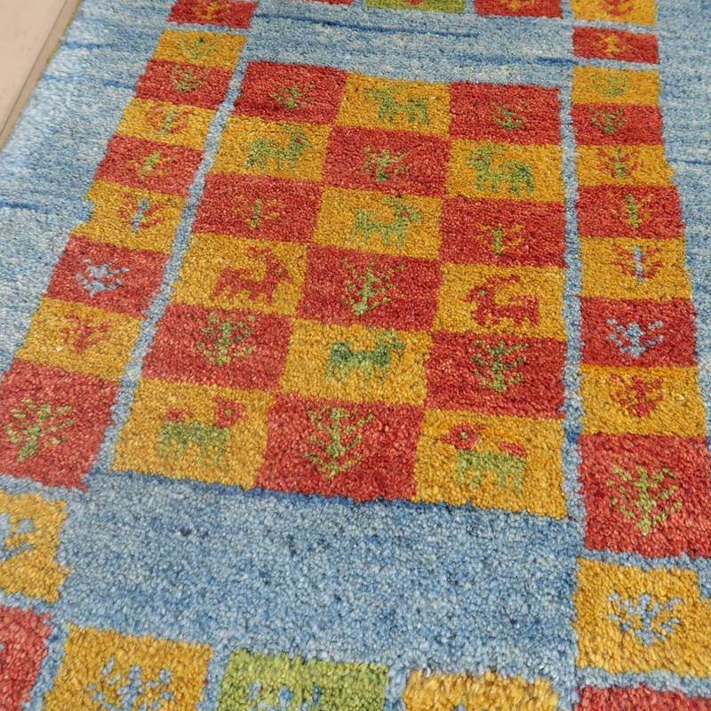 ギャッベ 88×65cm(BSS-58841)