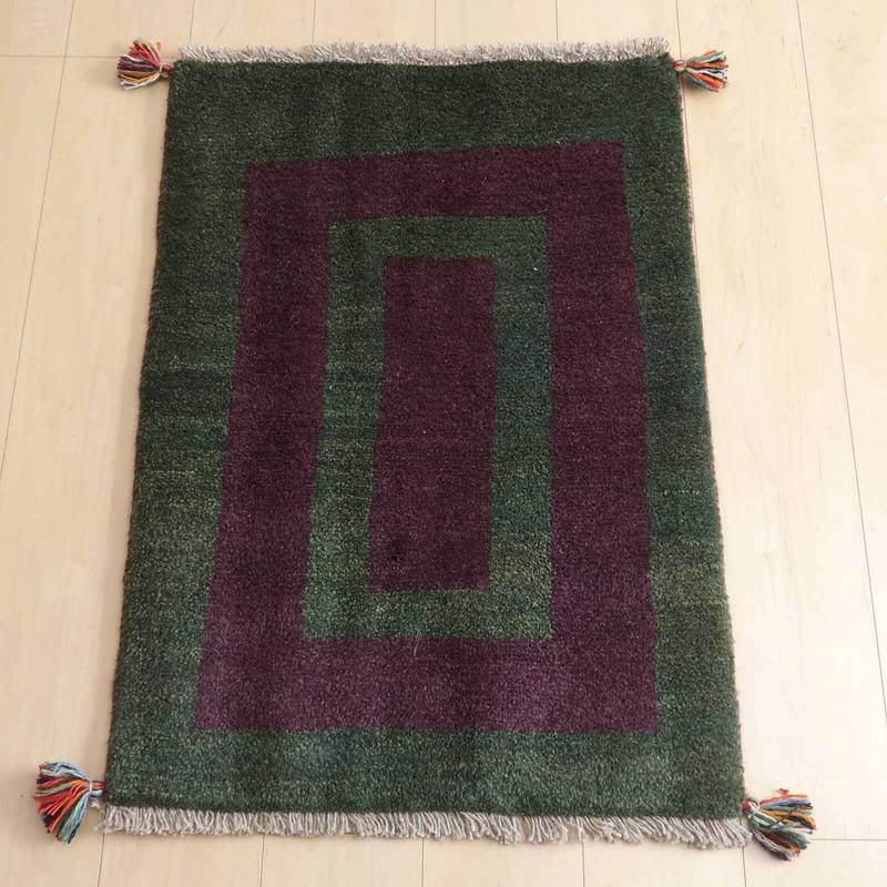 ギャッベ 88×62cm(BSS-64502)