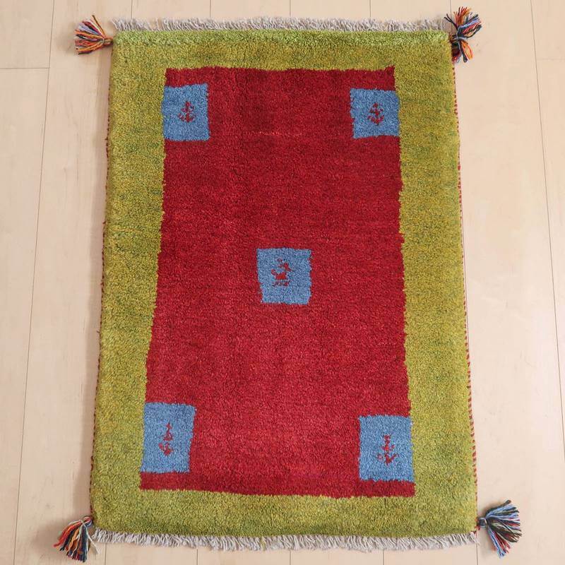 ギャッベ 89×63cm(BSS-62672)