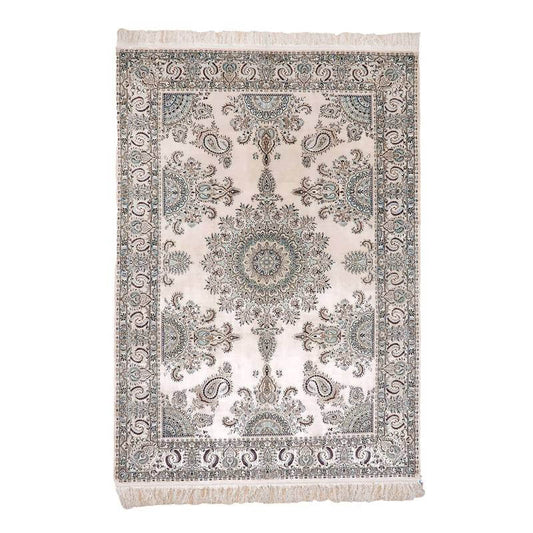 【在庫確保の予約受付中】高級ペルシャ絨毯ナイン産ハビビアン工房シルク 237×164cm(FL-22176)