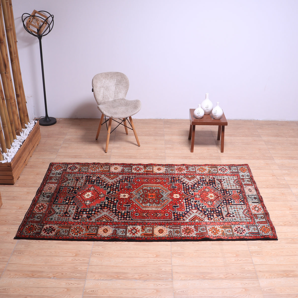 ペルシャ絨毯(イラン産)ハマダン 208×120cm(FL-70140)