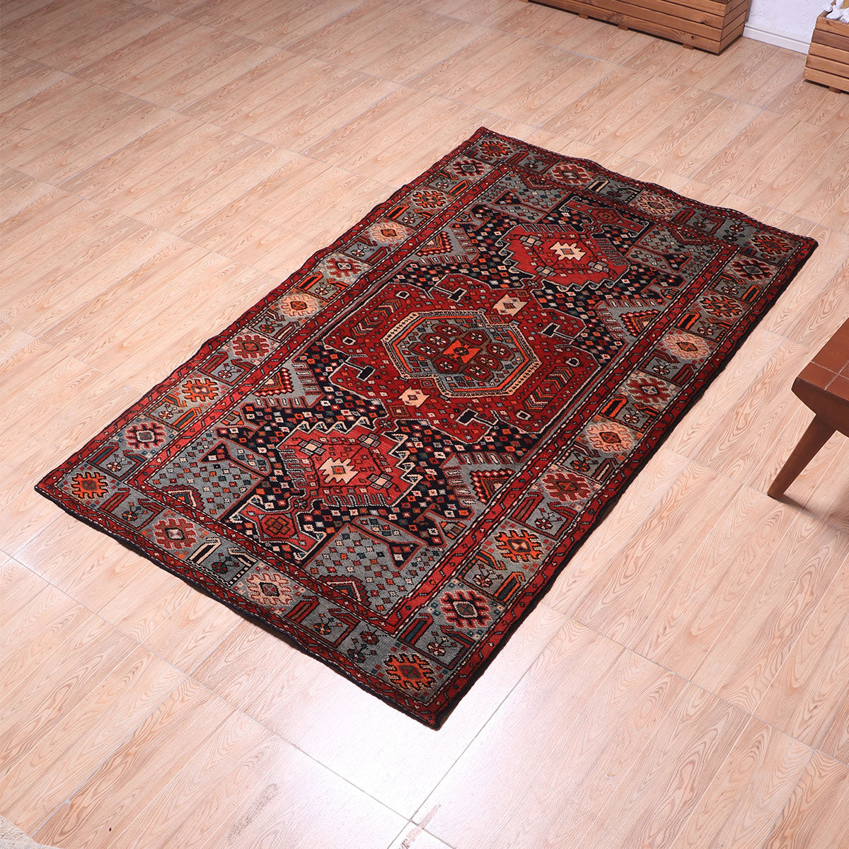 ペルシャ絨毯(イラン産)ハマダン 208×120cm(FL-70140)