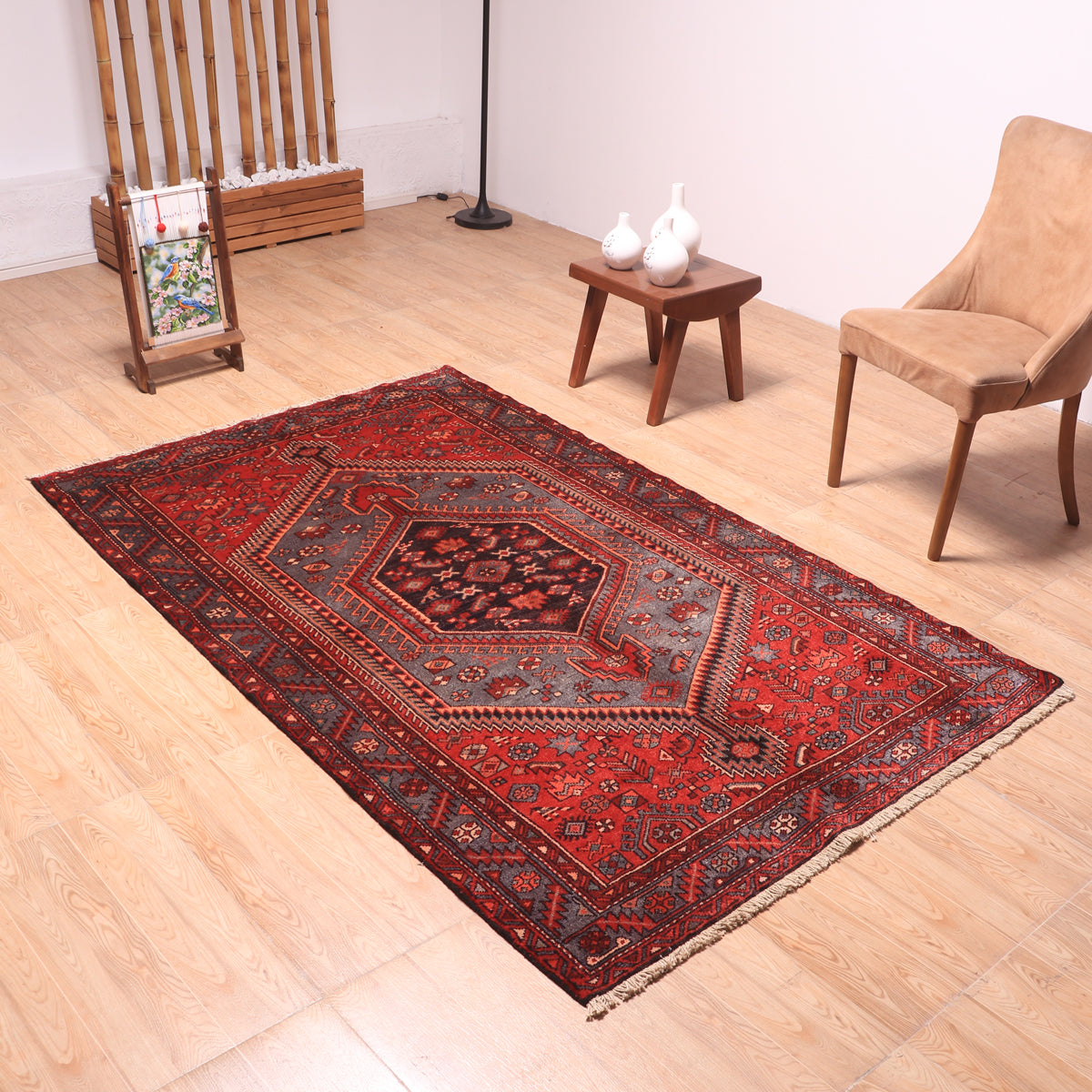 ペルシャ絨毯(イラン産)ハマダン 210×132cm(FL-70142)