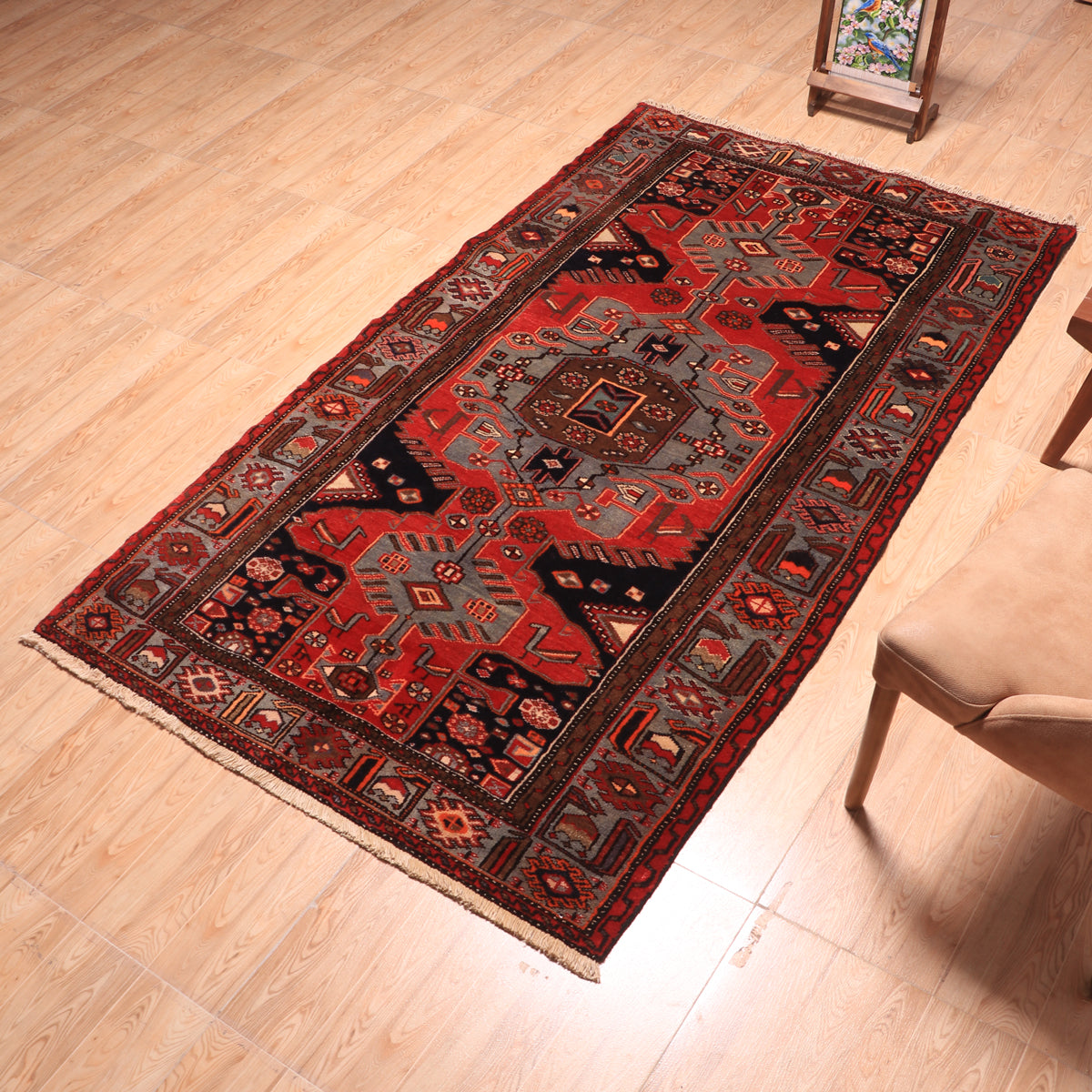 ペルシャ絨毯(イラン産)ハマダン 223×128cm(FL-70143)