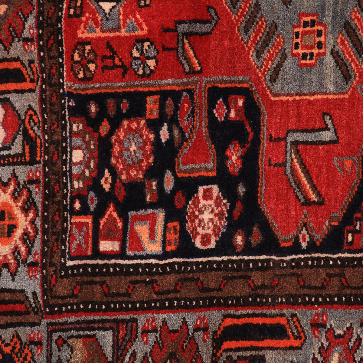 ペルシャ絨毯(イラン産)ハマダン 223×128cm(FL-70143)